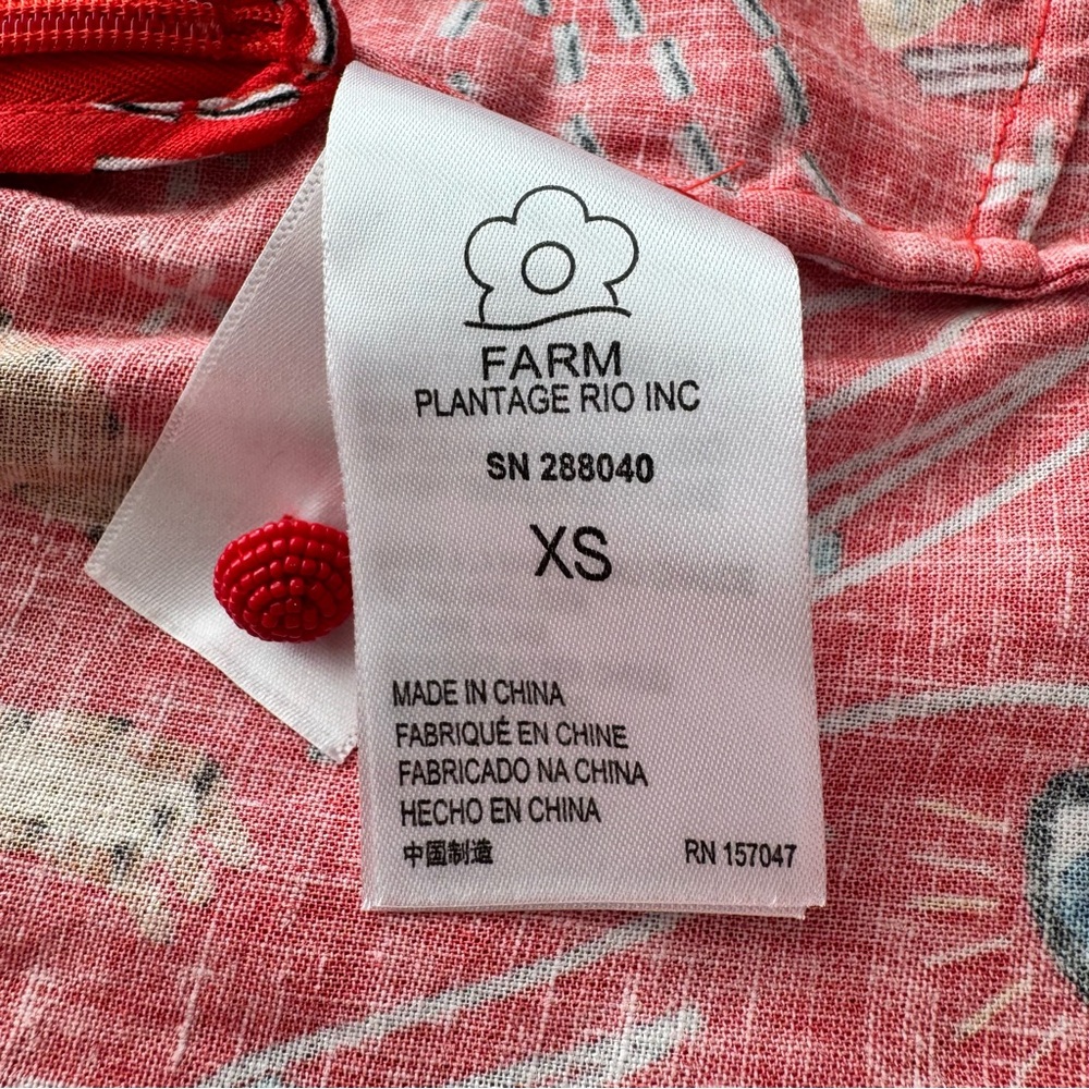 FARM Rio Red Spaghetti Strap Printed Jumpsuit - Picture 14 of 16